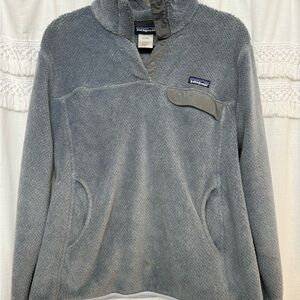 Patagonia Women's Re-Tool Snap T Pullover Dusty Blue